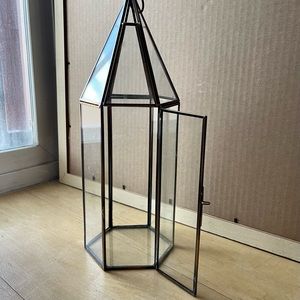 Hexagonal Geometric Shaped Terrarium for Indoor Plants